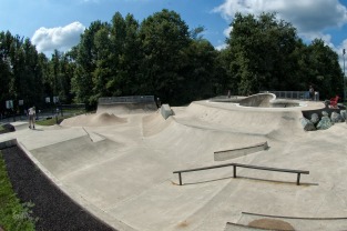 Banked area at Bowie slatepark