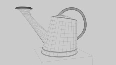 Image of Burpee Pot 3D wireframe render